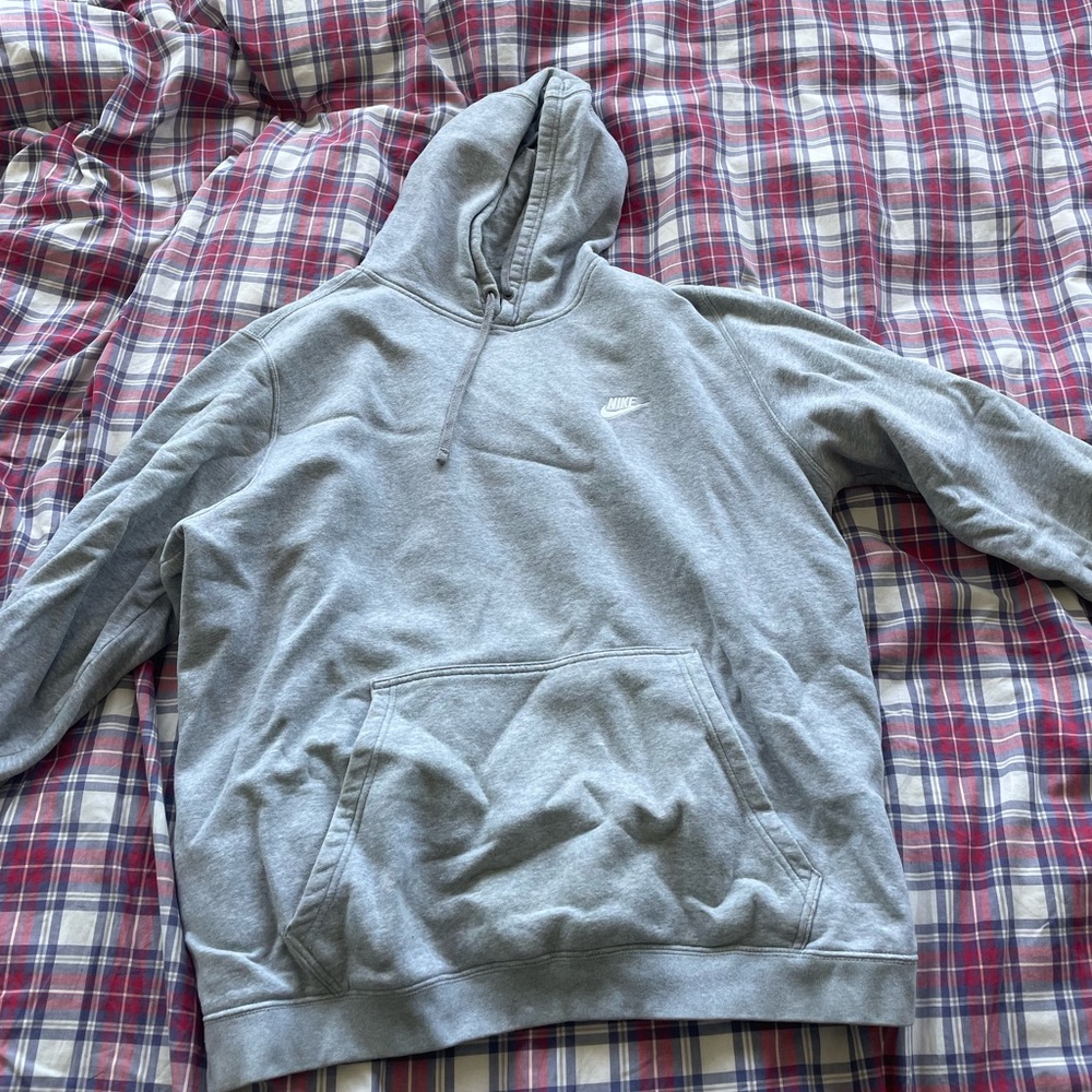 Heather grey Nike hoodie